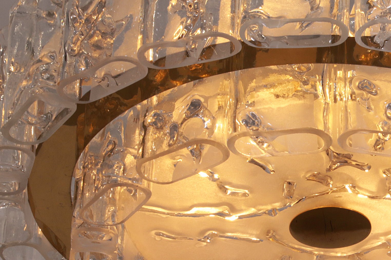 "Pair of Doria Leuchten Mid - Century Brass & Crystal Chandeliers, 1960s" - Collectors - Net.Work