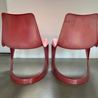 Pair of vintage design chairs by Steen Ostergaard for Cado, 1971
