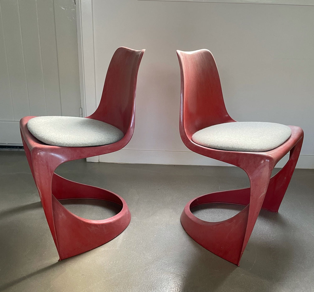 Pair of vintage design chairs by Steen Ostergaard for Cado, 1971
