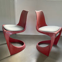 Pair of vintage design chairs by Steen Ostergaard for Cado, 1971