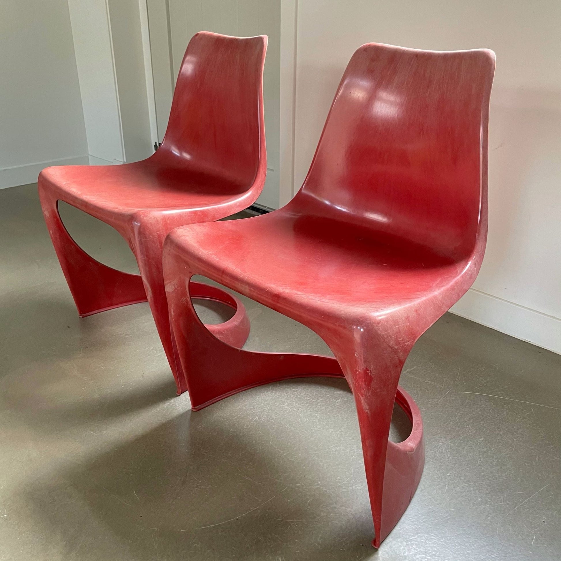 Pair of vintage design chairs by Steen Ostergaard for Cado, 1971 - COLLECTORS RDAM