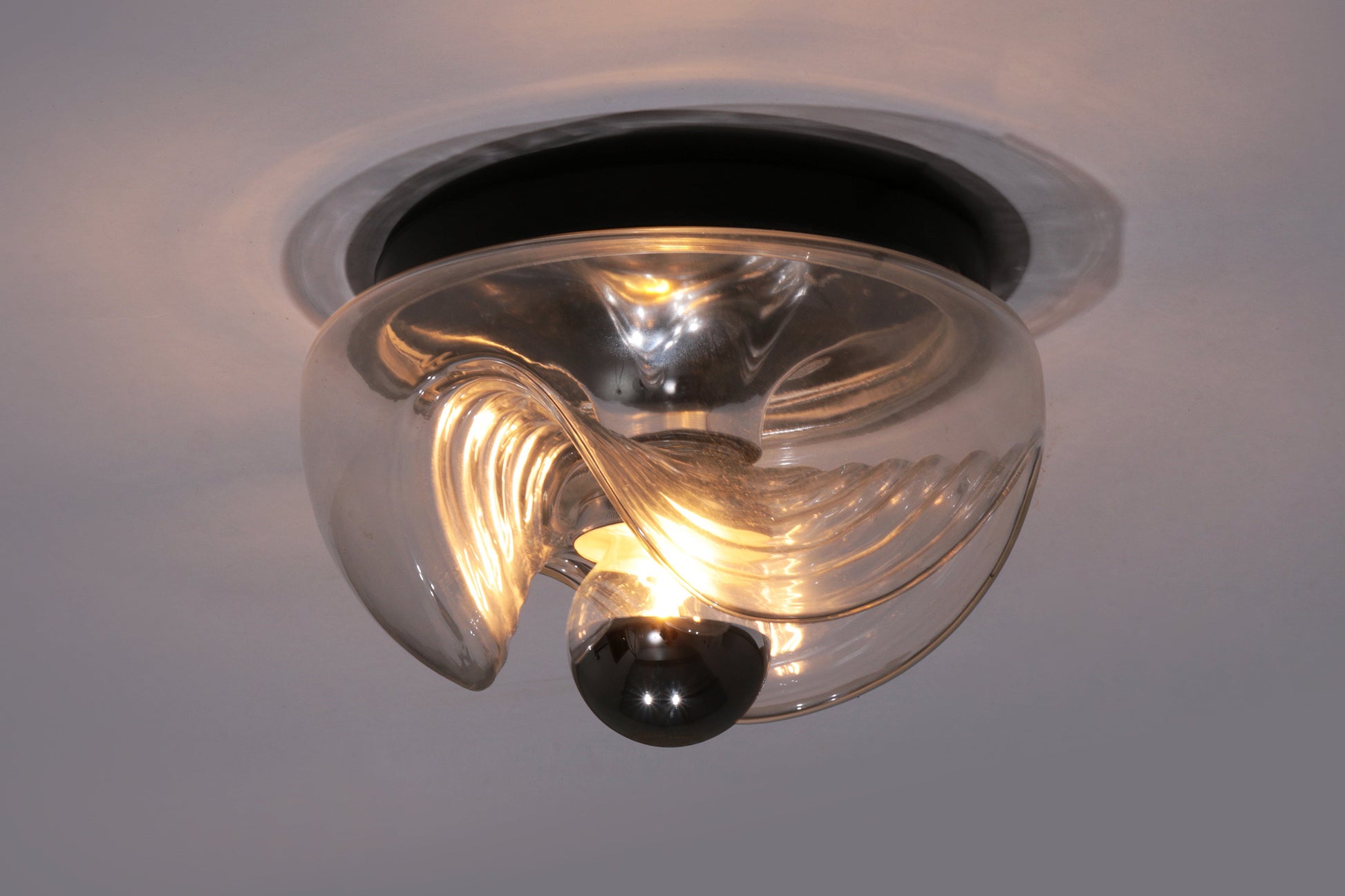 Peill & Putzler Wave Ceiling Lamp 21 cm - Vintage 70s Design - Collectors - Net.Work
