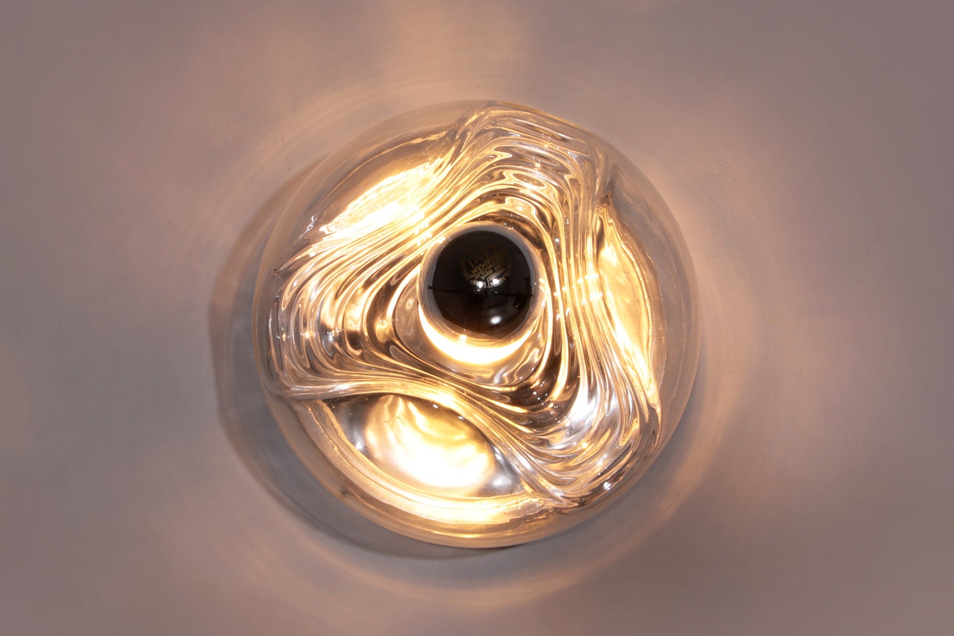 Peill & Putzler Wave Ceiling Lamp 21 cm - Vintage 70s Design - Collectors - Net.Work