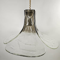 Hanglamp van Carlo Nason model LS185 "de Tulp" voor Mazzega