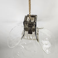 Hanglamp van Carlo Nason model LS185 "de Tulp" voor Mazzega