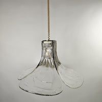 Hanglamp van Carlo Nason model LS185 "de Tulp" voor Mazzega