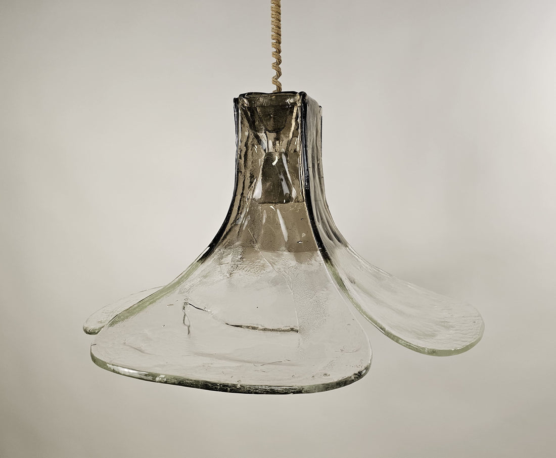 Pendant lamp by Carlo Nason model LS185 "the Tulip" for Mazzega - Collectors - Net.Work