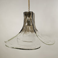 Hanglamp van Carlo Nason model LS185 "de Tulp" voor Mazzega