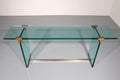 Peter Ghyzcy Side Table Model T30 solid glass 1960 - Collectors - Net.Work