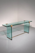 Peter Ghyzcy Side Table Model T30 solid glass 1960 - Collectors - Net.Work