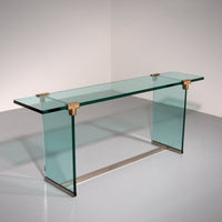 Peter Ghyzcy Beistelltisch Modell T30 Massivglas 1960 KEINE RESERVIERUNG !!