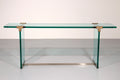 Peter Ghyzcy Side Table Model T30 solid glass 1960 - Collectors - Net.Work