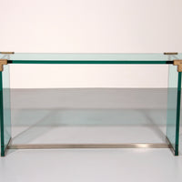 Peter Ghyzcy Beistelltisch Modell T30 Massivglas 1960 KEINE RESERVIERUNG !!
