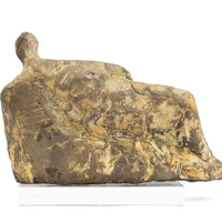 Peter Kortekaas (b. 1946) Reclining Nude Unglazed ceramic