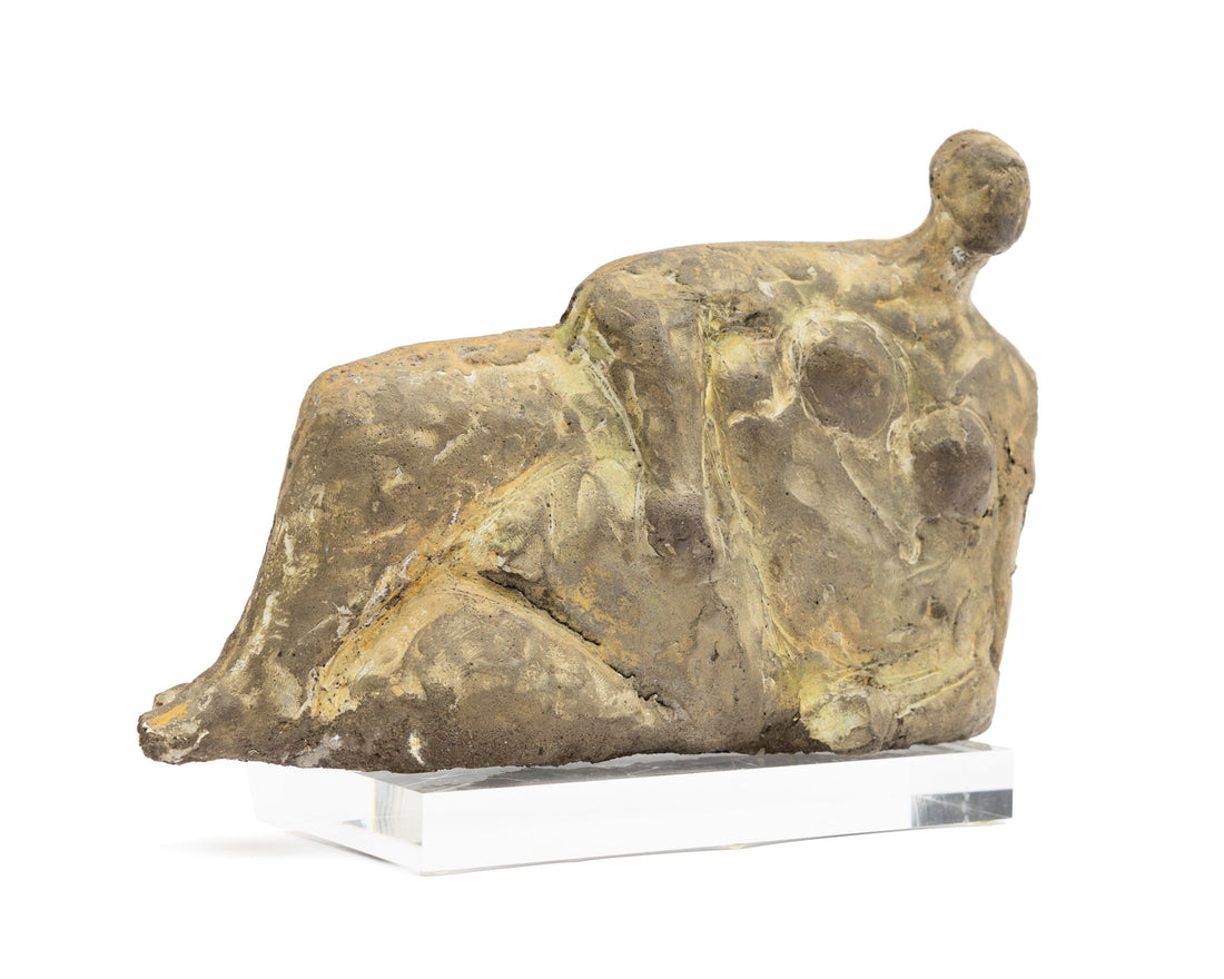 Peter Kortekaas (b. 1946) Reclining Nude Unglazed ceramic - Collectors-Net.Work