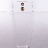 Schirmständer aus Plexiglas von Charles Hollis Jones mit Messingakzenten, 1970