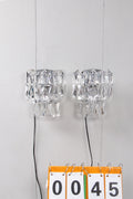 Rare 1960s Kinkeldey German Crystal Wall Sconce 1960 - Collectors - Net.Work