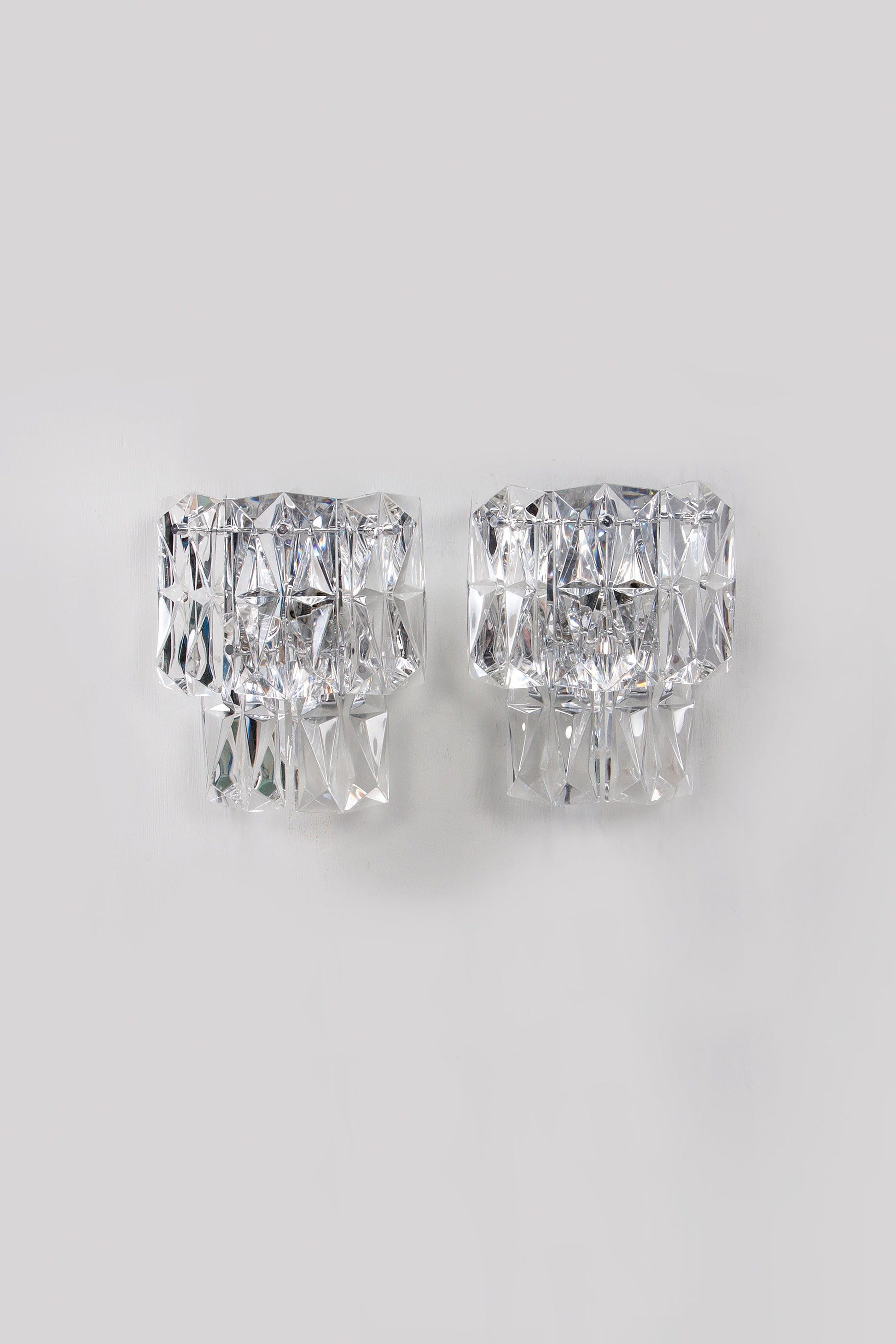 Rare 1960s Kinkeldey German Crystal Wall Sconce 1960 - Collectors - Net.Work