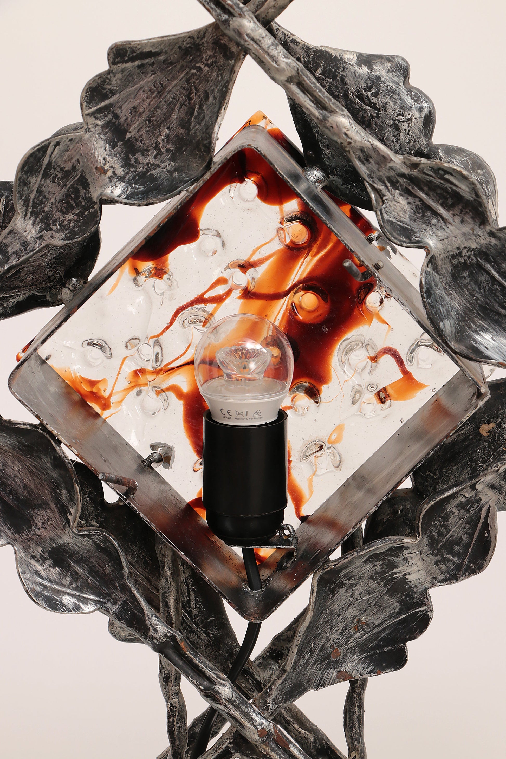 Rare Brutalist Table Lamp by Albano Poli - Collectors - Net.Work