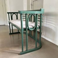 Zeldzame “Fledermaus”-bank, ontwerp Josef Hoffmann, Oostenrijk, jaren 30