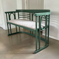 Zeldzame “Fledermaus”-bank, ontwerp Josef Hoffmann, Oostenrijk, jaren 30