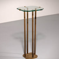 Seltene Peter Ghyczy T18 Konsolentische, Design aus den 1970er Jahren (73 cm hoch).