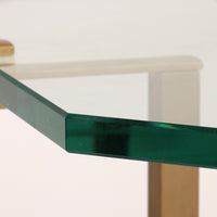 Seltene Peter Ghyczy T18 Konsolentische, Design aus den 1970er Jahren (73 cm hoch).
