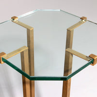 Seltene Peter Ghyczy T18 Konsolentische, Design aus den 1970er Jahren (73 cm hoch).