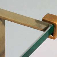 Seltene Peter Ghyczy T18 Konsolentische, Design aus den 1970er Jahren (73 cm hoch).