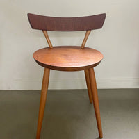 Seltener Beistellstuhl von Ferdinand Lundquist &amp; Co, Schweden, 1950er Jahre