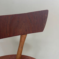 Seltener Beistellstuhl von Ferdinand Lundquist &amp; Co, Schweden, 1950er Jahre