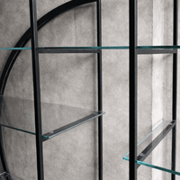 Roomdivider/display cabinet in Art deco or Bauhaus style