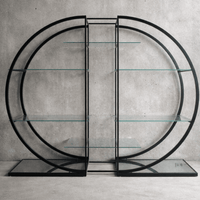 Roomdivider/display cabinet in Art deco or Bauhaus style