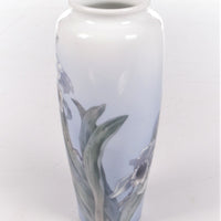 Große Porzellanvase von Royal Copenhagen, handbemalt mit Trompetenblume
