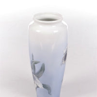 Große Porzellanvase von Royal Copenhagen, handbemalt mit Trompetenblume
