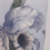 Große Porzellanvase von Royal Copenhagen, handbemalt mit Trompetenblume