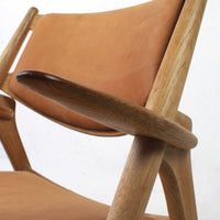 Sawbuck fauteuil CH28 van Hans J Wegner voor Carl Hansen & Son