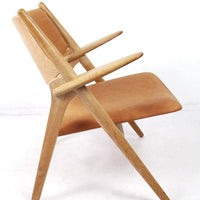Sawbuck fauteuil CH28 van Hans J Wegner voor Carl Hansen & Son