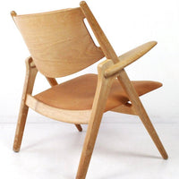 Sawbuck fauteuil CH28 van Hans J Wegner voor Carl Hansen & Son