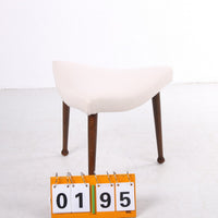 Skandinavischer Hocker aus Teakholz – Vintage-Design aus den 1960er Jahren