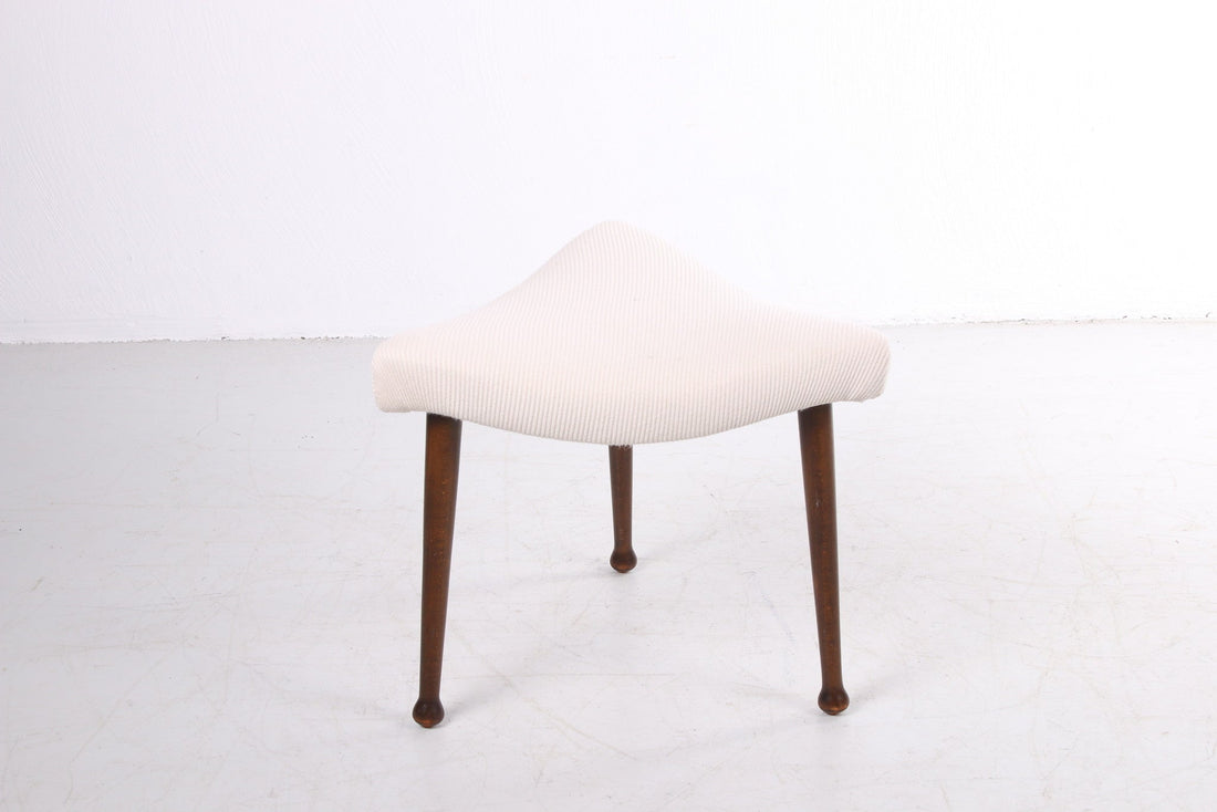 Scandinavian Teak Wood Footstool - Vintage 1960s Design - Collectors - Net.Work
