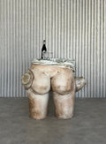 Sculptural ceramic side table by Francis Hewlett - Collectors - Net.Work