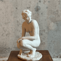 Sculpture "the kneeling one" by Fritz Klimsch, Rosenthal Germany