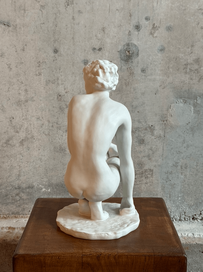 Sculpture "the kneeling one" by Fritz Klimsch, Rosenthal Germany - Collectors - Net.Work