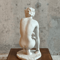 Sculpture "the kneeling one" by Fritz Klimsch, Rosenthal Germany