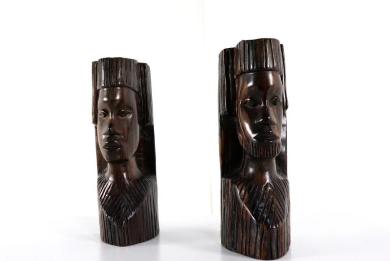 Set of 2 African statues - COLLECTORS RDAM