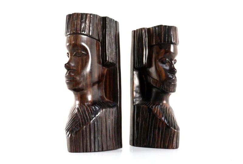 Set of 2 African statues - COLLECTORS RDAM