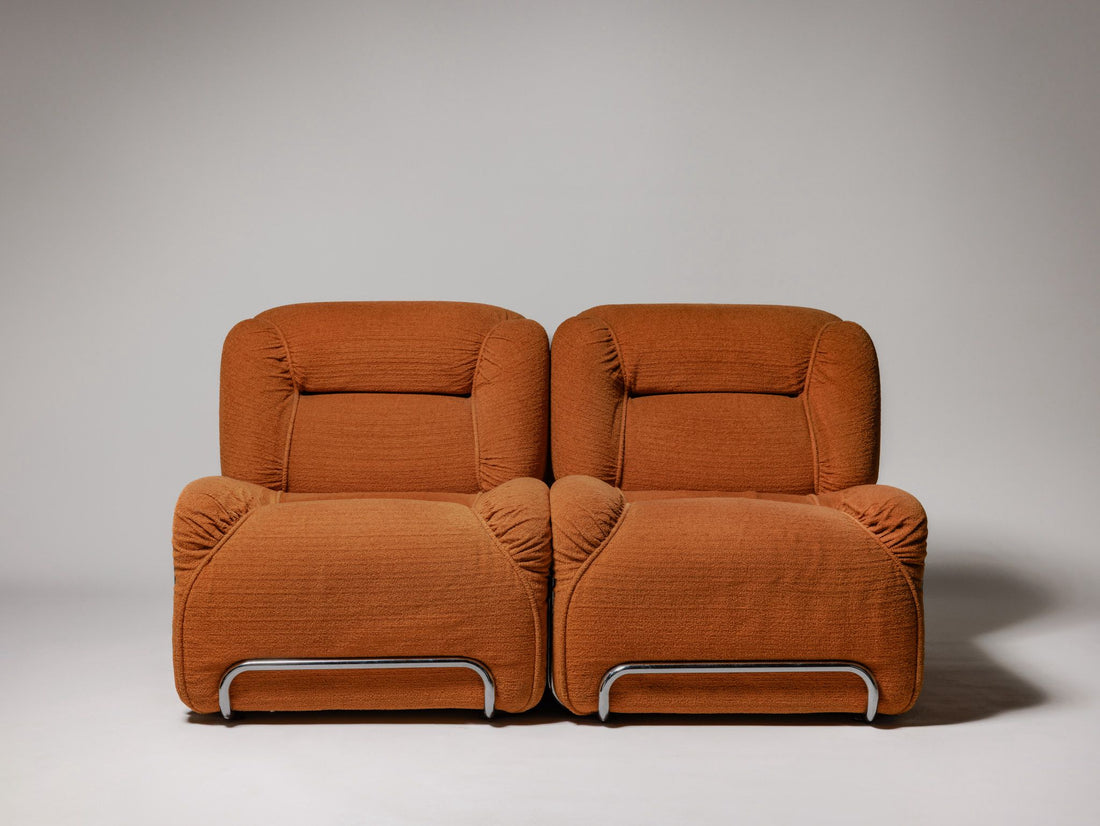 Set of 2 joined elements by Doimo Salotti, Italy 1970s (2 sets available) - Collectors - Net.Work