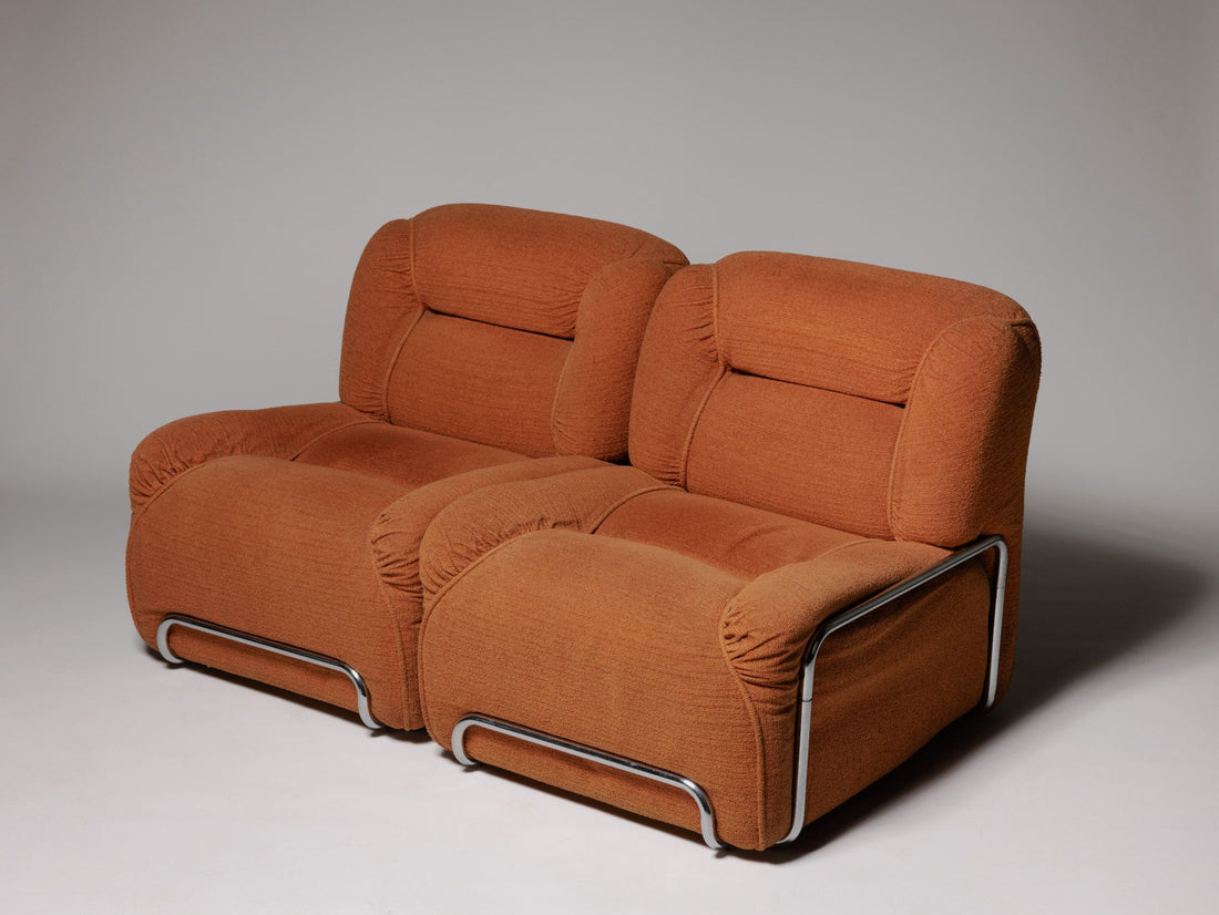 Set of 2 joined elements by Doimo Salotti, Italy 1970s (2 sets available) - Collectors - Net.Work