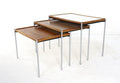 Set of 3 nest of tables Lämmle and Co with turnable tops - COLLECTORS RDAM